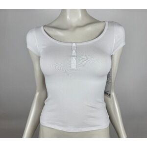 Lululemon Cap Sleeve Hanley T-shirt Women S NWT $58 Scoop neck‎ Stretch White